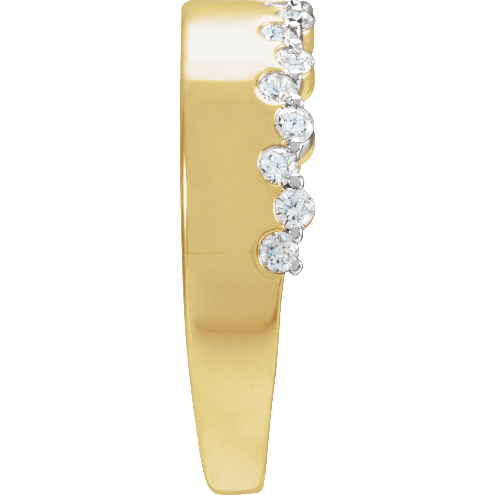 14K Yellow Gold 1/3 CTW Natural Diamond Ring