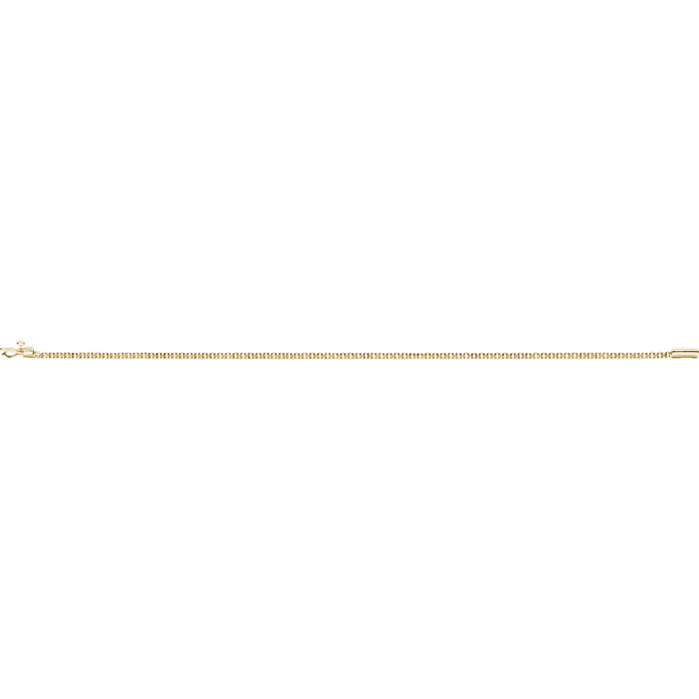 14K Yellow Gold 1 5/8 CTW Lab-Grown Diamond Line 7" Bracelet